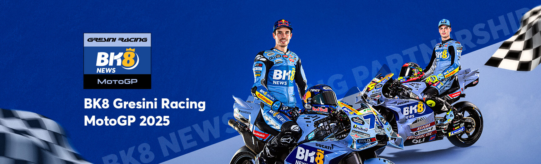 Biểu ngữ 188bet hợp tác cùng Gresini Racing